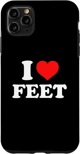 Vista 12 de Funda para iPhone 13 I Love Feet