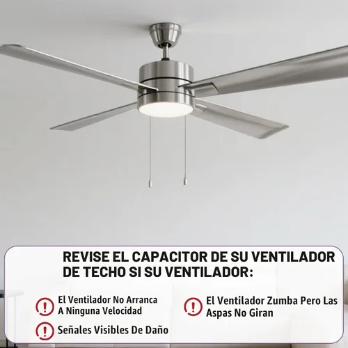 Vista 6 de Podoy CBB61 Condensador para ventilador de techo para New TECH 1.5uf 2.5uf 250V AC 3 Wire.