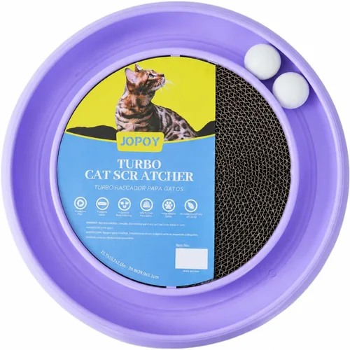 Vista 7 de Pista de bolas de juguete Rascador para gatos (azul)