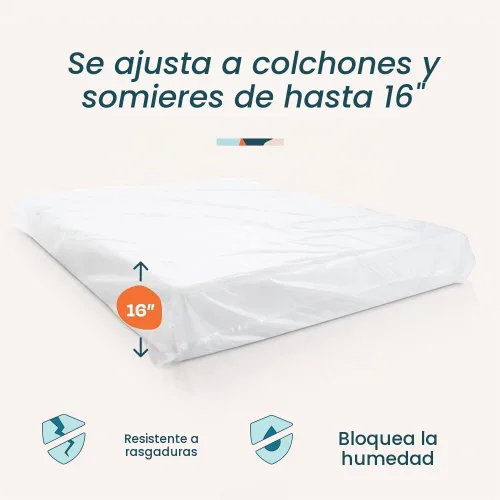 Vista 4 de Linenspa 2 paquete colchón bolsa para mudanza y el almacenamiento