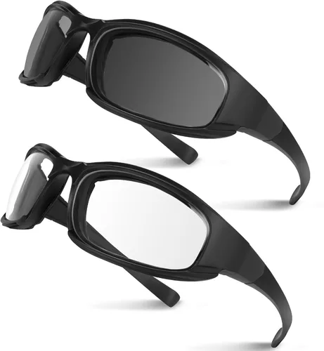Vista 11 de Motorcycle Riding Glasses Motorcycle Goggles Padding Goggles Motorcycle Sunglasses UV Protection Dustproof Windproof