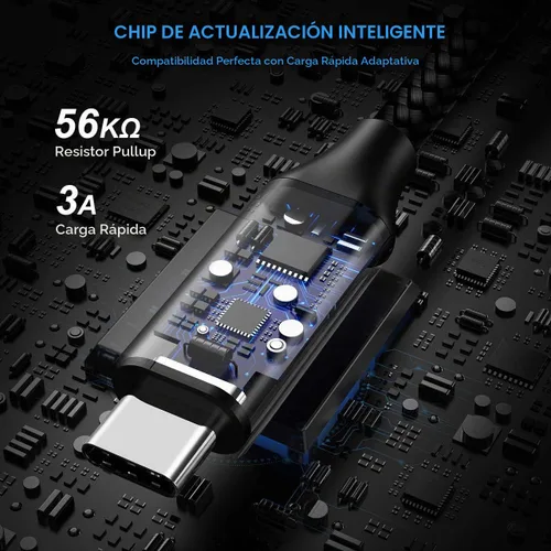 Vista 2 de Etguuds Cable USB a USB C de 3 pies, paquete de 2 unidades, cable de carga rápida de USB A a tipo C, compatible con Samsung Galaxy A17 A16 A15 A26
