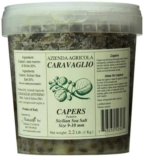 Vista 5 de Antonino Caravaglio Alcaparras saladas, 3.2 onzas