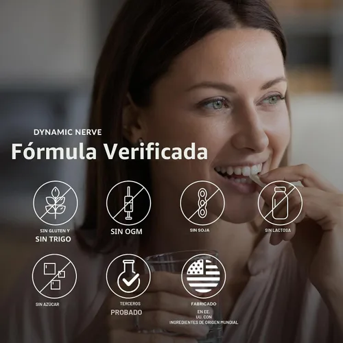 Vista 5 de Stonehenge Health Suplemento nervioso dinámico: apoya la función nerviosa en los dedos, dedos de los pies, manos y pies con ácido alfa lipoico ALA