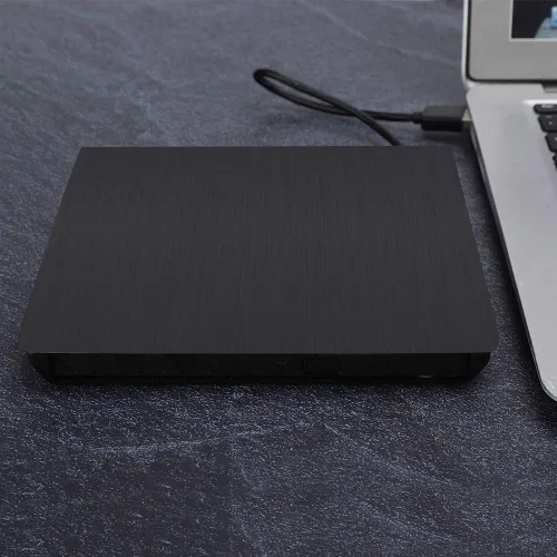 Vista 9 de Yoidesu Caja de unidad de CD externa, Caja de interruptor ODD/HDD externa, Caja de unidad externa USB 3.0, carcasa de unidad de escritor portátil