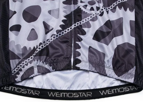 Vista 52 de Weimostar Hombre Ciclismo Jersey Manga Corta Bicicleta Ropa Multicolor Diamante