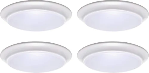 Vista 8 de LIT-PaTH lámpara LED de techo de montaje empotrado, regulable, 7 pulgadas, 11.5 W, 900 lúmenes, carcasa de aluminio más cubierta de PC 3000k