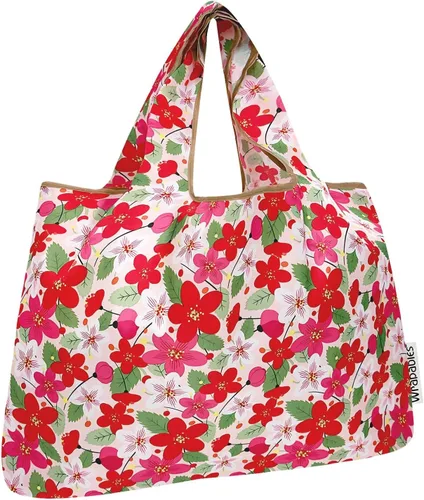Vista 30 de allydrew Bolsas de comestibles reutilizables de nailon plegables grandes