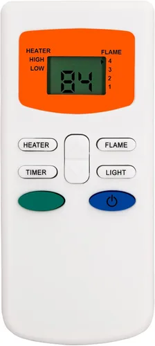 Vista 5 de Mando a Distancia de Repuesto para HHT Simplifire Calentador de Chimenea Eléctrico REMOTE-INS30 SF-INS30-BK