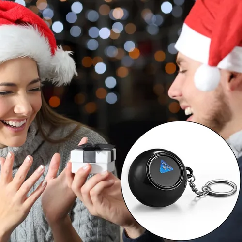 Vista 4 de YOXIER Magic Eight Ball, 8 Ball Retro Edition - Bola de adivinación con respuestas flotantes, juguete novedoso divertido regalo mágico 8 bolas