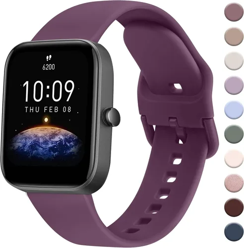 Vista 22 de Banda AK para Amazfit GTS 4 / GTS 4 Mini / GTS 3 / GTS 2 / GTS 2e / GTS 2 mini / GTS / GTR mini, correa deportiva de repuesto suave de 20 mm