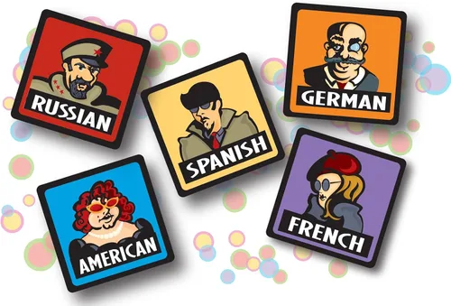 Vista 4 de SPY ALLEY Juego de dados - Juego de dados de viaje rápido y fácil. Juego de adivinanzas de identidad oculta para niños y adultos.