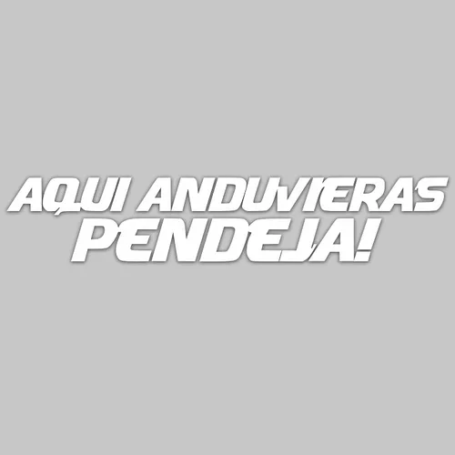 Vista 5 de Kramer Aqui anduvieras Pendeja - Calcomanía de vinilo para automóvil, calcomanía de vinilo para ventana, camión, parachoques de automóvil