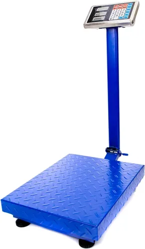 Vista 2 de Báscula digital de plataforma de piso de 660 libras de peso, pantalla LCD de alta definición de acero inoxidable, perfecta para equipaje postal