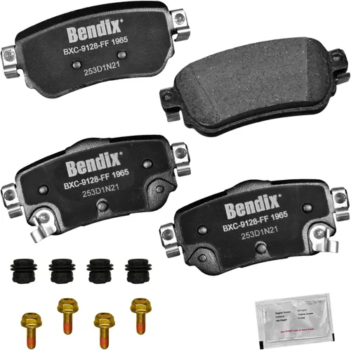 Vista 294 de Bendix Priority1 CFC154 - Juego de pastillas de freno de disco para Avanti II, Century, LeSabre, Regal, Riviera, chasis comercial, DeVille