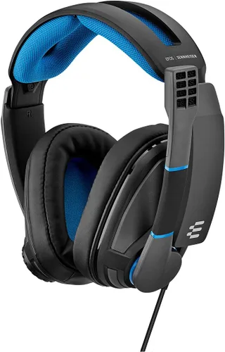 Vista 2 de EPOS Sennheiser GSP 300 - Auriculares para juegos con micrófono con cancelación de ruido, abatibles para silenciar, cómodas almohadillas de espuma