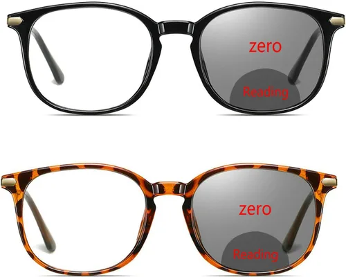 Vista 11 de Paquete de 2 lentes de sol de transición, lentes de lectura fotocromáticos para mujer, TR90, cuadrados, bifocales, para presbicia, paquete económico