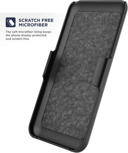 Vista 8 de Encased Funda con clip para cinturón para Galaxy S20 Plus (2020 DuraClip) Funda delgada con funda (Samsung S20+ 6.7), color negro