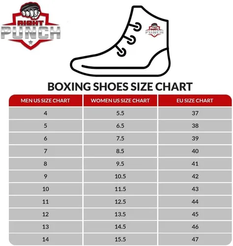 Vista 3 de Rightpunch - Zapatos de boxeo transpirables para hombres, mujeres y jóvenes Zapatos de boxeo antideslizantes y ligeros con suela de goma