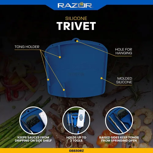 Vista 2 de Salvamanteles de silicona Razor