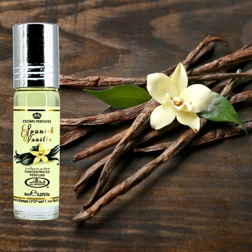 Vista 4 de Al-Rehab Spanish Vanilla - Perfume concentrado de aceite de perfume concentrado para unisex, 0.2 fl oz