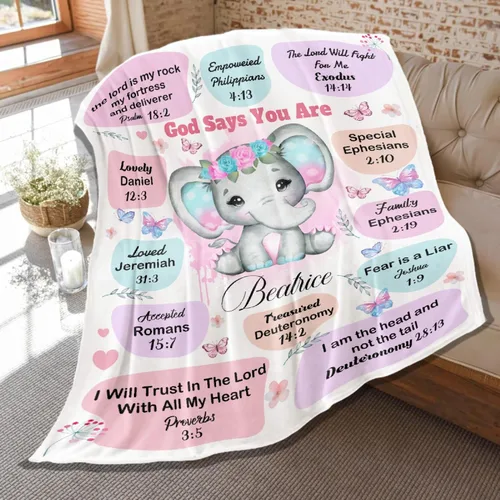 Vista 22 de Mantas de versículo bíblico de franela de felpa suave para niños, manta ligera para aire acondicionado para niños, decoración de sofá, habitación