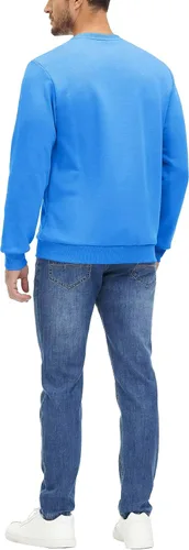 Vista 3 de MAGCOMSEN Sudadera de cuello redondo para hombre de manga larga casual cálida de forro polar