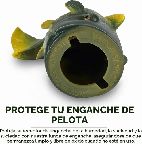 Vista 4 de Rivers Edge Products Cubierta para bola de remolque, cubierta para bola de enganche de remolque de 1 7/8 a 2 pulgadas, protector de bola de remolque