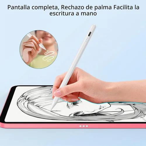 Vista 4 de Lápiz óptico para iPad, Apple Pencil para iPad 10/9ª generación, lápiz digital compatible con Apple iPad Pro 11 y 12.9 pulgadas (2018-2022), iPad