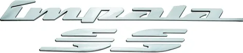 Vista 4 de 2 calcomanías de repuesto para Impala Ss para el panel trasero del panel trasero de Impala 3D, para Impala 1994 1995 1996 (cromado)