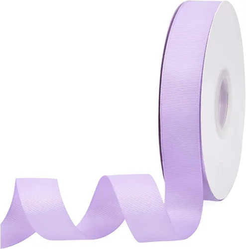 Vista 119 de Cinta de grogrén de doble cara de color liso azul bebé de 1-1/2 pulgadas x 50 yardas para envolver regalos, bodas, fiestas, manualidades, lazos