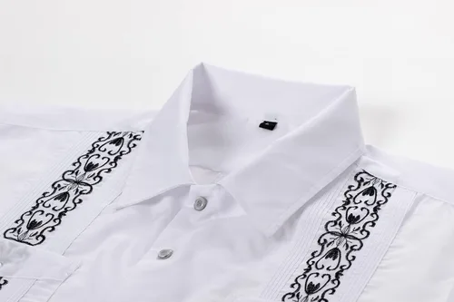 Vista 2 de Camisas Guayabera de manga corta para hombre