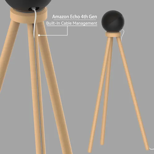 Vista 7 de Compatible con sonos Era100 y sonos Era100 SL, y otros altavoces inteligentes soporte de madera