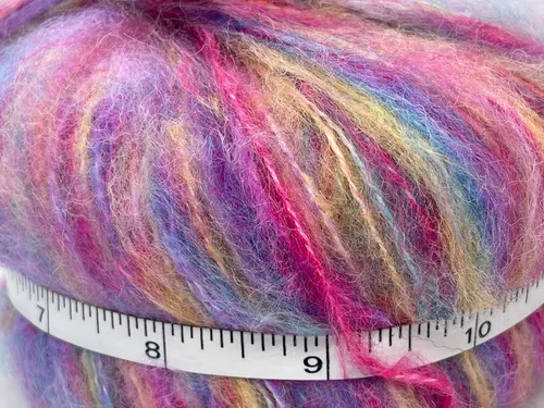 Vista 3 de Myrtle Rainbow - Hilo de mezcla de lana acrílico difuso, poliéster, peso DK, 1.76 oz (1.75 onzas) 459.3 ft (153 yardas)