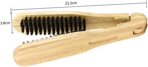 Vista 9 de 2 peines alisadores de cabello para mujer, pinza para el cabello, cepillo para enderezar el cabello, cepillo para enderezar el cabello, peine