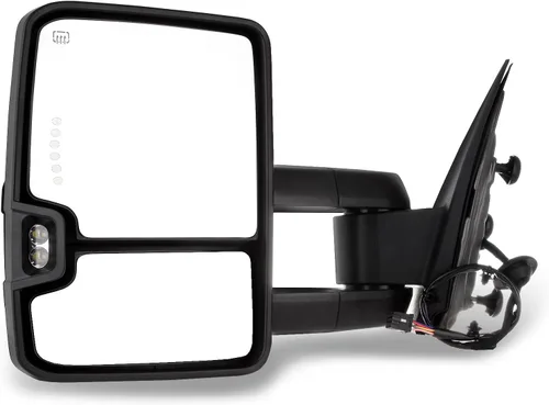 Vista 2 de cciyu Espejos de remolque para Chevy Silverado 1500 2014-2018 para GMC Sierra 1500 2015-2018 para Chevy Silverado 2500/3500 para GMC Sierra