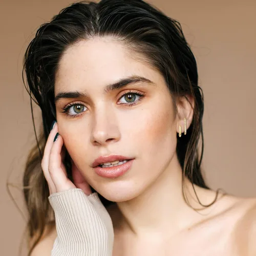 Vista 4 de Aretes de cuarteto para mujer, aretes de garra que parecen múltiples piercings de diamantes de imitación, aretes de tuerca envolventes, aretes