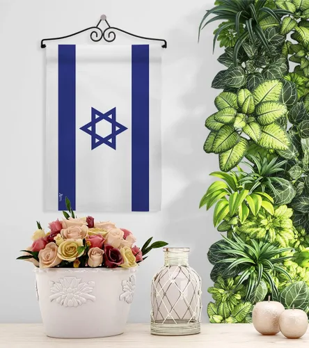 Vista 3 de Bandera de Israel Bandera de Israel Decoración de la Habitación Pequeña Decoración de la Tumba Interior Banner de Patio Exterior Casa Colgante