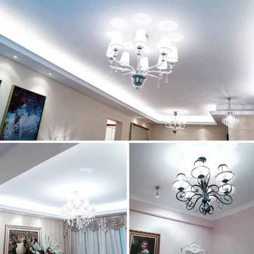 Vista 5 de gezee Bombilla LED para candelabro, no regulable, equivalente a 100 vatios, bombillas LED de vela de 12 W, luz blanca diurna 6000 K, 120 V, 1200