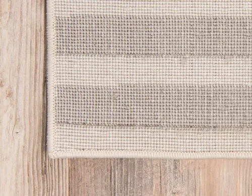 Vista 9 de Unique Loom Williamsburg Collection - Alfombra informal de transición gruesa con rayas alternas (8 pies x 10 pies, rectangular, gris/beige)