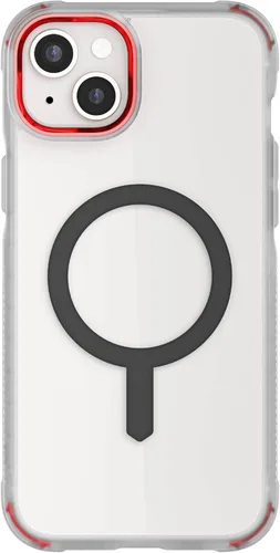 Vista 129 de Ghostek Covert Clear - Funda transparente para iPhone 15 Plus, silicona a prueba de golpes, compatible con accesorios Apple MagSafe, funda Negro