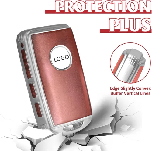 Vista 4 de Funda de TPU suave para llavero compatible con Mazda 3/3 Hatchback, CX-5, CX-30, CX-10 2/3/4 botón sin llave con control remoto (rojo mate) 360