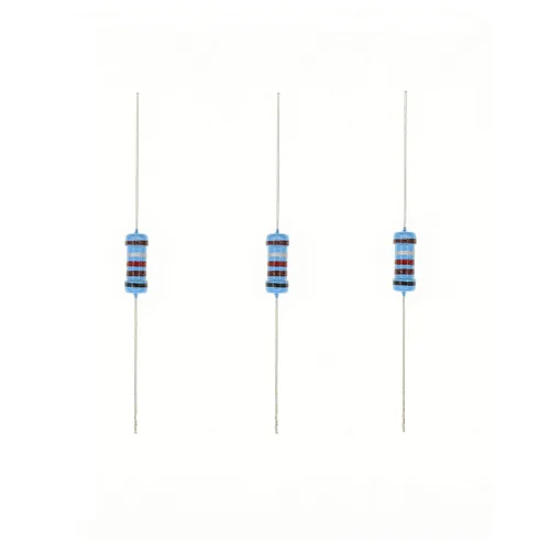Vista 100 de 100PCS 1 vatios 1W 0R1 0.1 ohmios 1% resistencia de película metálica