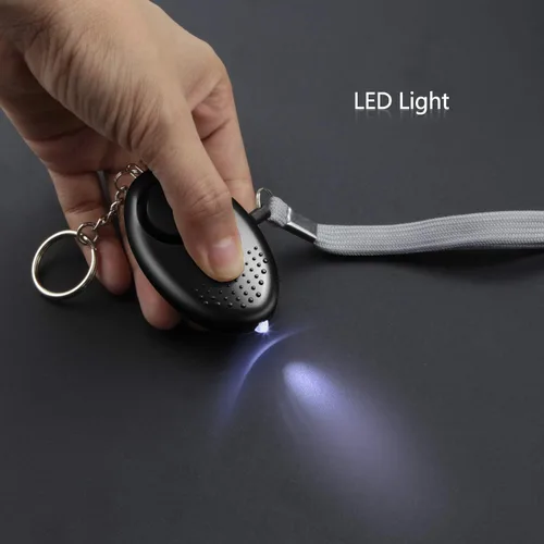 Vista 3 de Alarma personal para mujeres, 10 paquetes de 140 dB de emergencia de autodefensa de alarma de seguridad con luz LED para mujeres, niños y ancianos