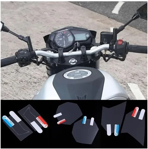 Vista 4 de Tablero de instrumentos Película protectora para Yamaha y aha MT 03 MT03 YZF R3 YZF-R3 MT-03 YZFR3 Cluster Protección contra arañazos Velocímetro