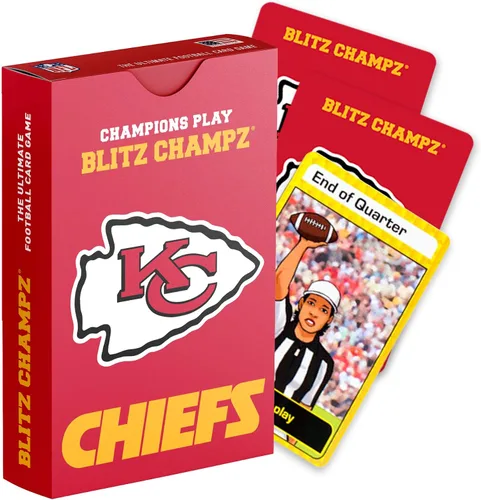 Vista 14 de Blitz Champz Arizona Cardinals – Cartas de juego oficiales de la NFL y regalos de los Cardinals para hombres y mujeres, divertidos juegos de cartas