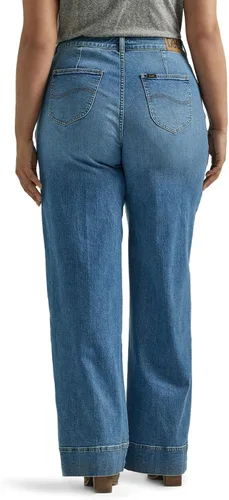 Vista 3 de Lee Pantalones de mezclilla legendarios de talle alto para mujer, talla grande