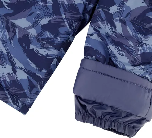 Vista 5 de OshKosh B'Gosh Conjunto de chaqueta de esquí y peto de nieve para niños Azul