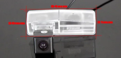 Vista 4 de Para Toyota RAV4 RAV 4 2013 ~ 2015 Cámara de visión trasera del coche Cámara de retroceso/enchufe directamente