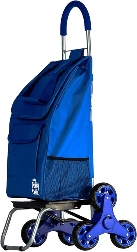 Vista 8 de dbest Products Carrito de escalador de escaleras Dolly con correas de mochila, carrito de compras Apartamento plegable para condominio